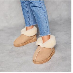 UGG Since 1974 Sand color fold over UGGs